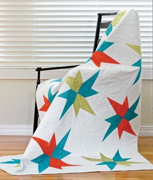 photo of quilt made with new “Favorites Mix” dies