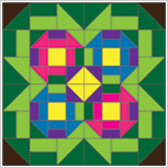 Barn Quilt Top 100