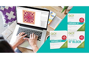 GO! Qube® 16" Now in AccuQuiltable™ - Design Large Quilt Blocks Digitally