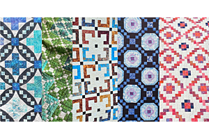 22 GO! Irish Chain Quilts Made by Island Batik Ambassadors