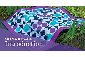2024 AQS & AccuQuilt-Along: Simply Qubed Throw Quilt, Introduction