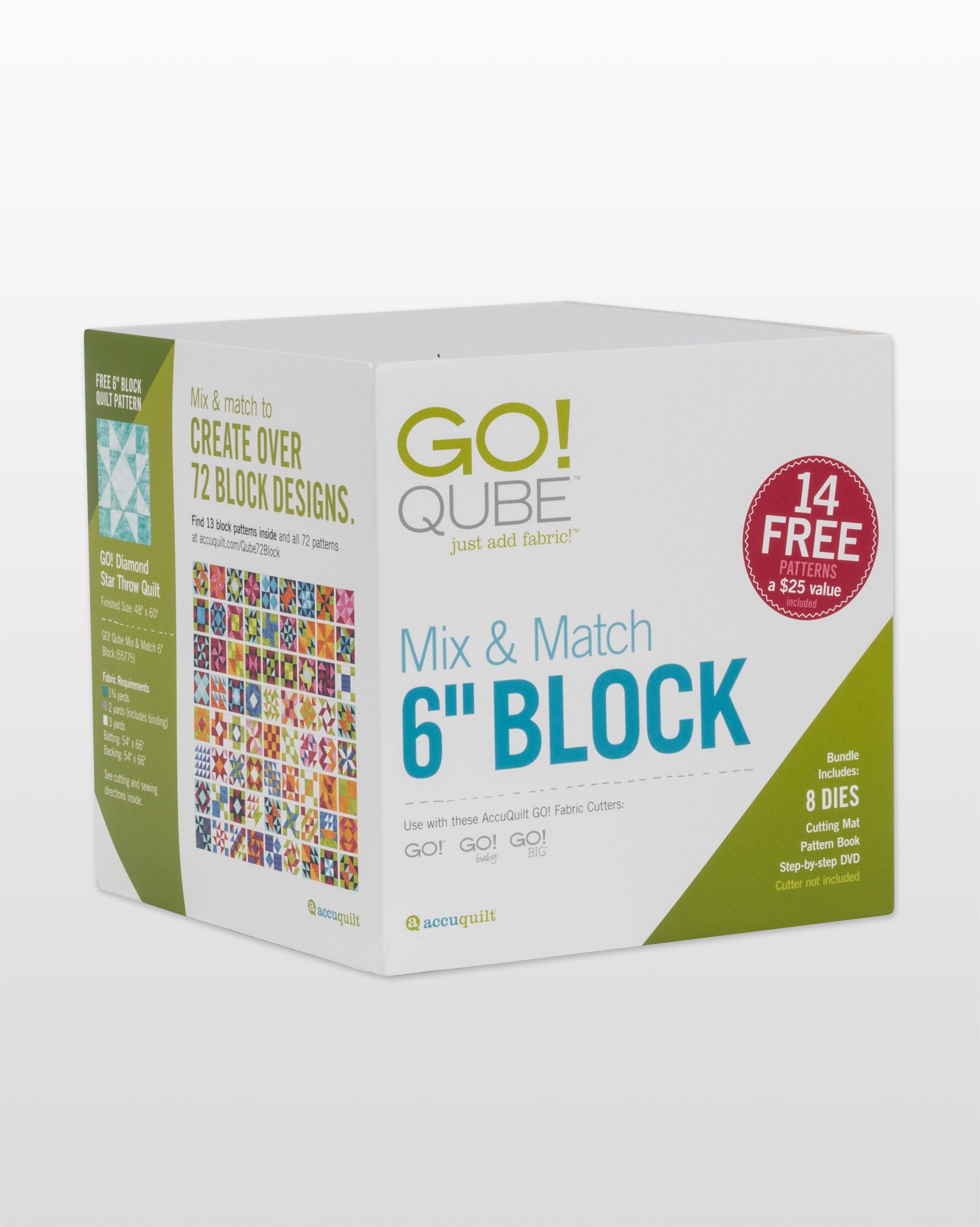 AccuQuilt GO! Qube Mix & Match 6