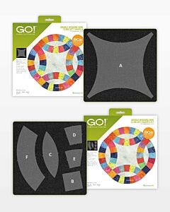 GO! Double Wedding Ring-(11 1/2" Finished) (2-Die Set)
