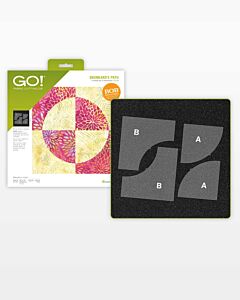 GO! Drunkard&rsquo;s Path-4&rdquo; Finished (Makes 8" Finished Blocks) Die