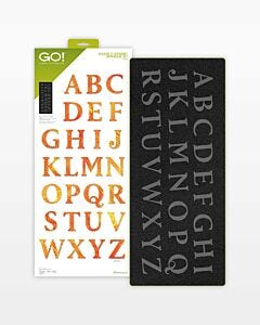 GO! Classic 2" Alphabet Uppercase Set Die
