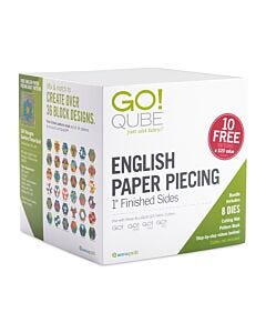 GO! Qube English Paper Piecing-1" Finished Sides