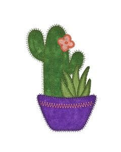 GO! Cactus Single 3 Embroidery by V-Stitch Designs
