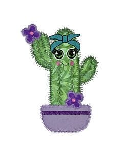 GO! Cactus Single 4 Embroidery by V-Stitch Designs