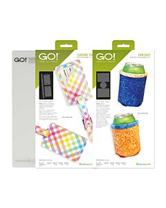 GO! Luggage Tag & Can Cozy Die Bundle w/ Cutting Mat!