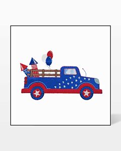 GO! Patriotic Truck Embroidery Specialty Designs