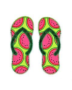 GO! Watermelon Flip Flops Embroidery Specialty Designs