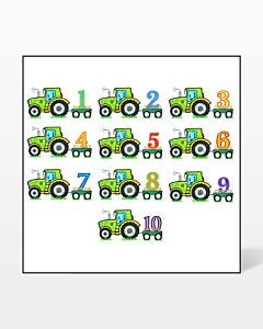 GO! Tractor Countdown! Embroidery Specialty Designs