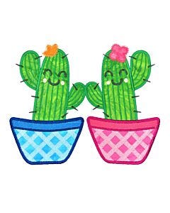 GO! Cactus Couple Embroidery by Specialty Designs