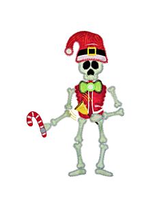 GO! Skeleton Santa by Chris Marchini Embroidery by Specialty Designs