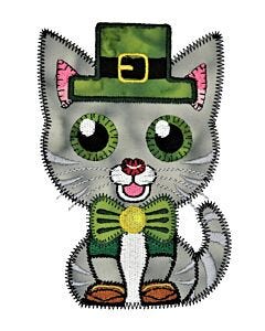GO! Leprechaun Kitten Embroidery Specialty Designs