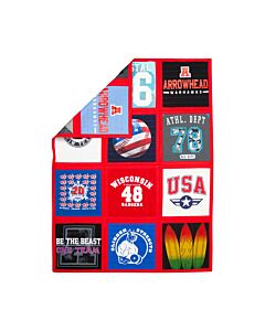 Reversible T-Shirt Quilt Kit with Sash-In-A-Dash