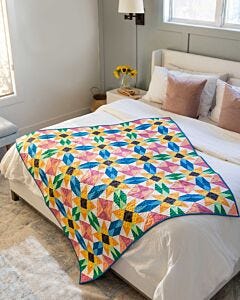 GO! Sunflower Rings Throw Quilt Pattern