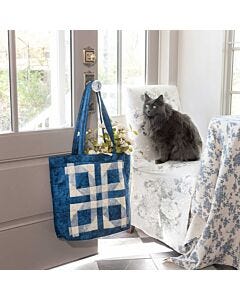 GO! Star & Cross Plaid Tote Bag Pattern