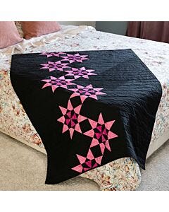 GO! Modern Enigma Star Throw Quilt Pattern