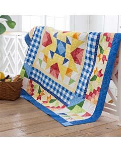 GO! Vintage Summer Picnic Throw Quilt Pattern