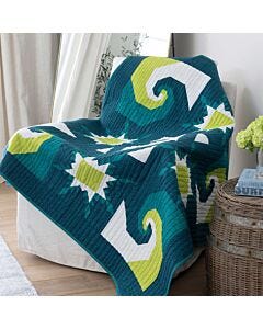 GO! Rising Tide Throw Quilt Pattern