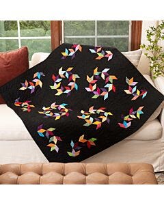 GO! Scrappy Swallows Throw Quilt Pattern