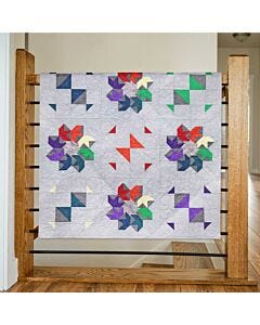 GO! Flying Swallows! Color Wheel Throw Quilt Pattern