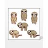 GO! Sloth Embroidery Designs