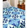 GO! Morning Star Blues Throw Quilt Pattern