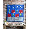 GO! Stars and Schoolhouses Wall Hanging Pattern