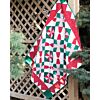 GO! Christmas Wreaths and Stars Throw Quilt Pattern