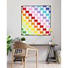 GO! Rainbow Fractured Tumbler Wall Hanging Pattern