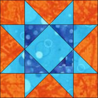 GO! Diamond Star 12" Block Pattern (PQ10446)