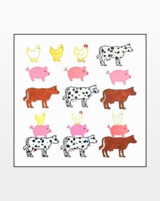 GO! Farm Animals Medley Embroidery by V-Stitch Designs