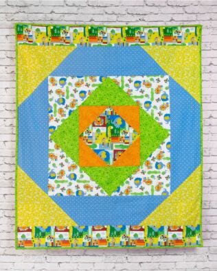 Square In A Square Lap Quilt