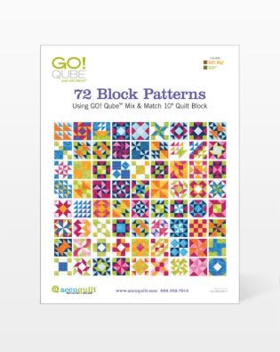 GO! Qube 10" Block-72 Block Patterns Booklet