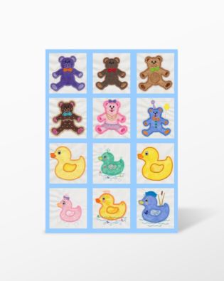GO! Baby Baby Embroidery Designs by V-Stitch Designs (VQ-Bbe)