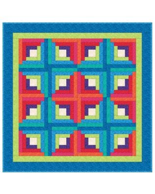 GO! Log Cabin Quilt Pattern
