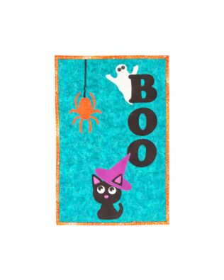 GO! Boo Kitty Wall Hanging Pattern