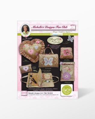 GO! Through the Garden Embroidery CD by Michelle's Designs