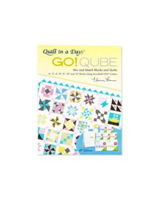 GO! Qube Mix & Match Blocks and Quilts Pattern Book by Eleanor Burns-4th Edition