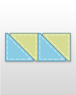 Studio Half Square-4 1/2" Finished Triangle