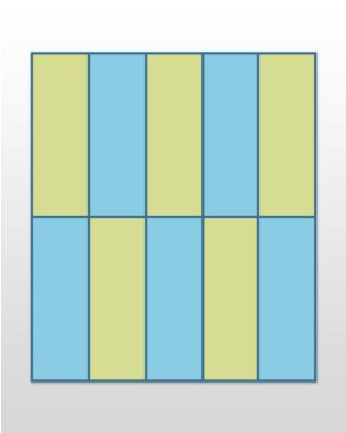 Studio Rectangle-2 1/4" x 6 1/2" (1 3/4" x 6" Finished) Multiples