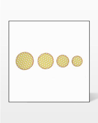 Studio Circles-Penny Rug-1 1/2", 1 3/4", 2 1/4", 2 1/2" Embroidery Designs