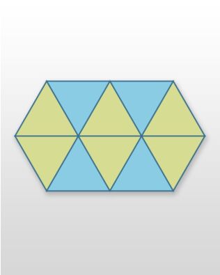 Studio Equilateral Triangle-4 5/8" Sides (3 3/4" Finished)