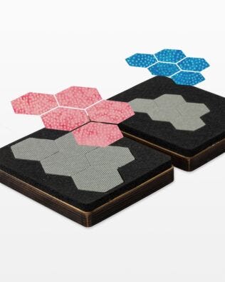 Studio Paper Piecing Hexagons-1" Sides (3/4" Finished) (2-Die Set)