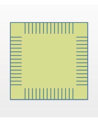Studio Rag Quilt-Rectangle-6" x 7" (Jumbo) (50297)