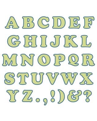 Studio Carefree 3" Uppercase Alphabet