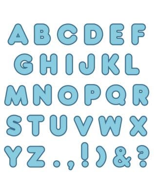 Studio Marshmallow 1 1/2" Uppercase Alphabet