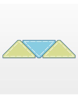 Studio Quarter Square-4" Finished Triangle (50365)